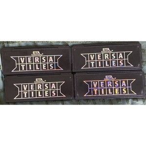 Lot of 4 ETA Cuisenaire Versa Tiles Answer Case VT4725-0 Versatiles